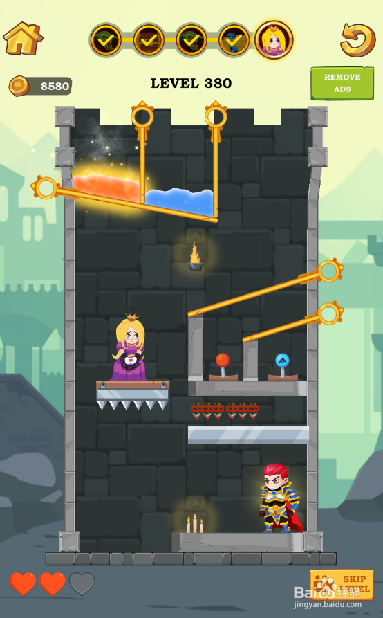 Super Hero Rescue的Level 380如何通过