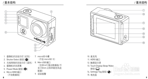 Gopro怎么关机 百度经验