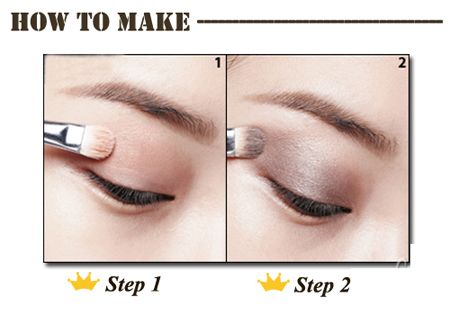 韩式电眼眼妆4步教程