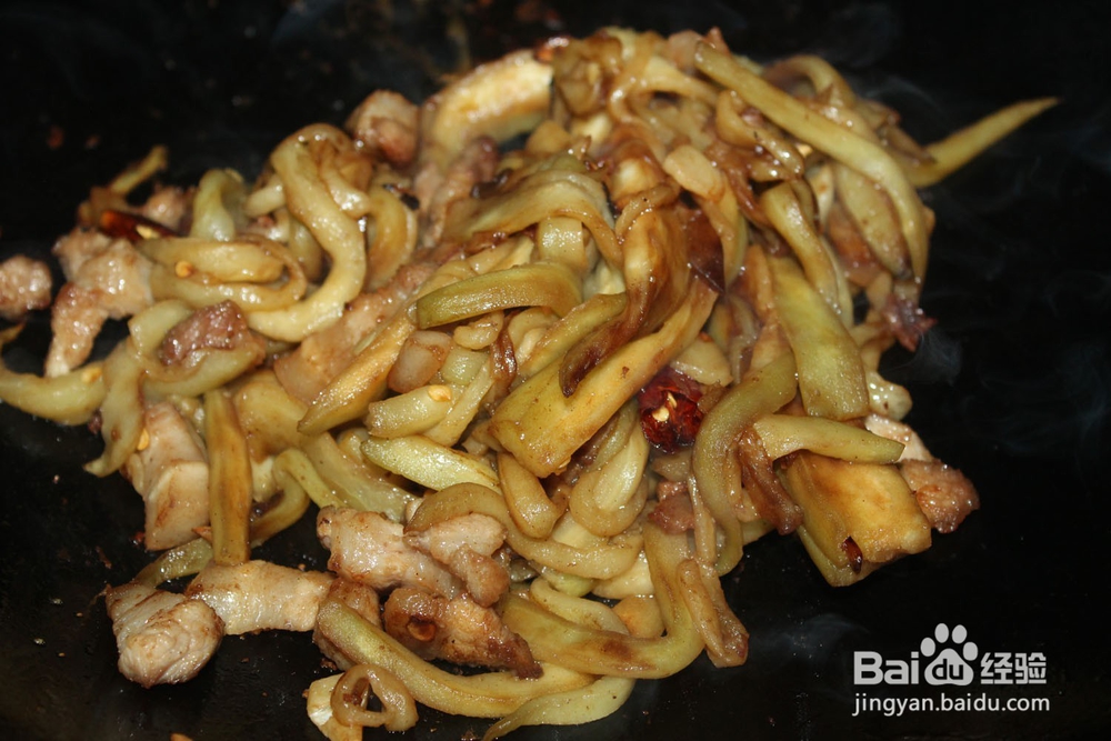 茄子的做法——美味的肉丁茄条