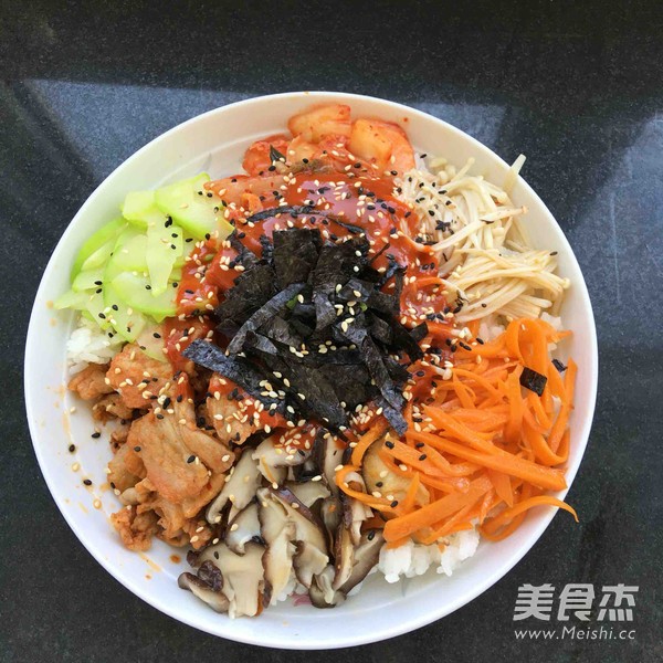 韩式拌饭的做法