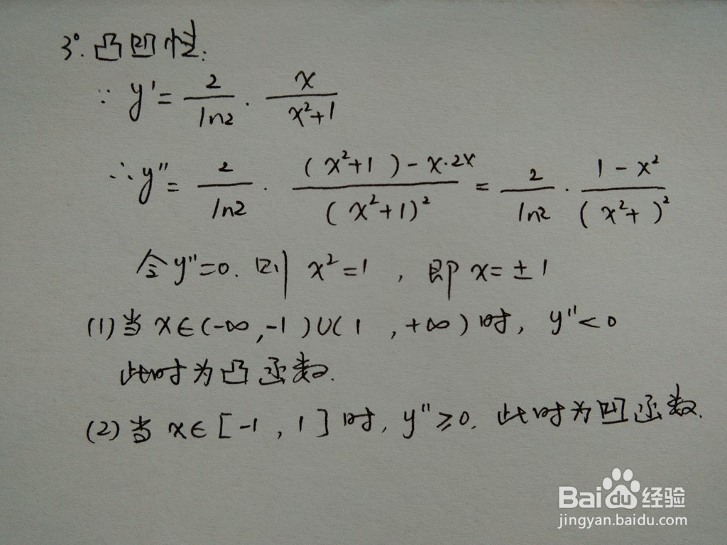 对数函数y=log2(3x^2+3)的图像画法