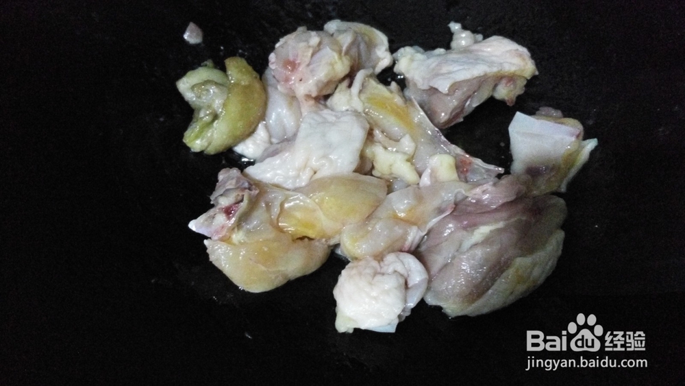 杏鲍菇炒鸡腿肉