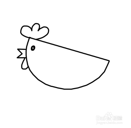 大公鸡简笔画怎么画