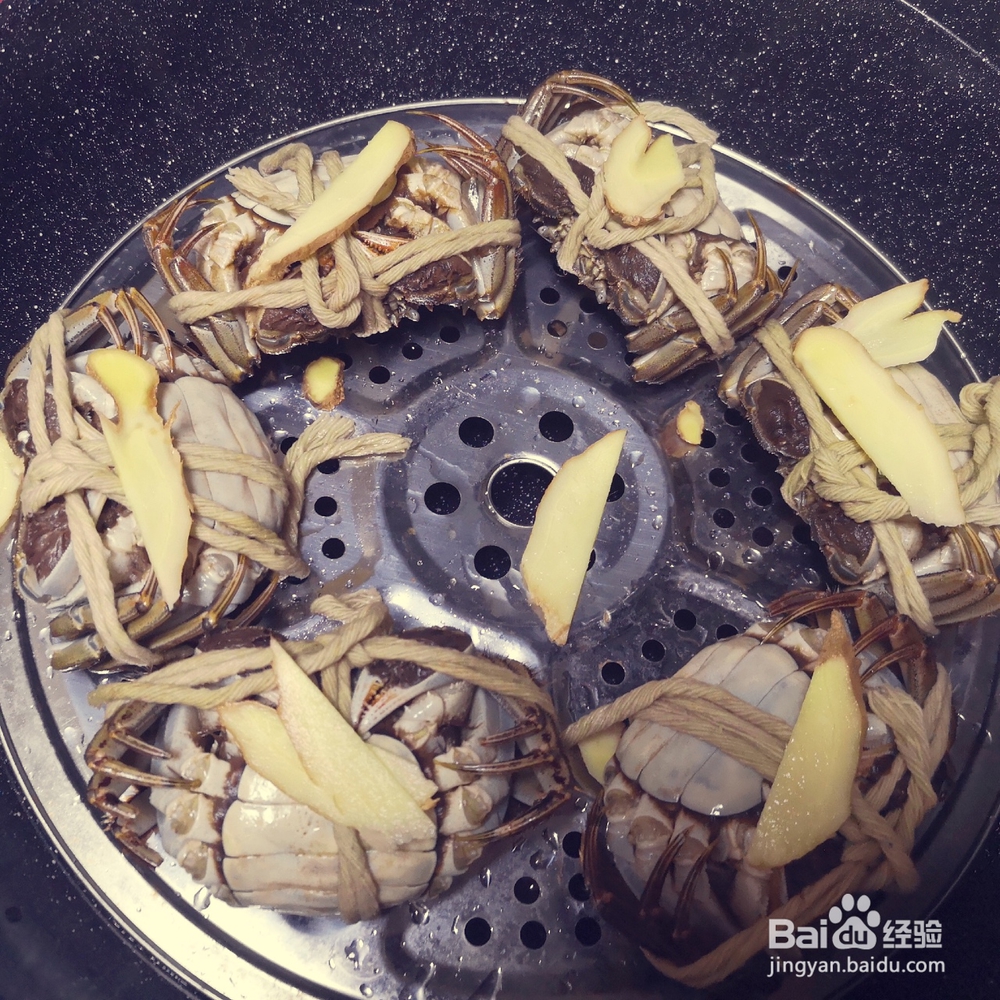 不费事做大闸蟹