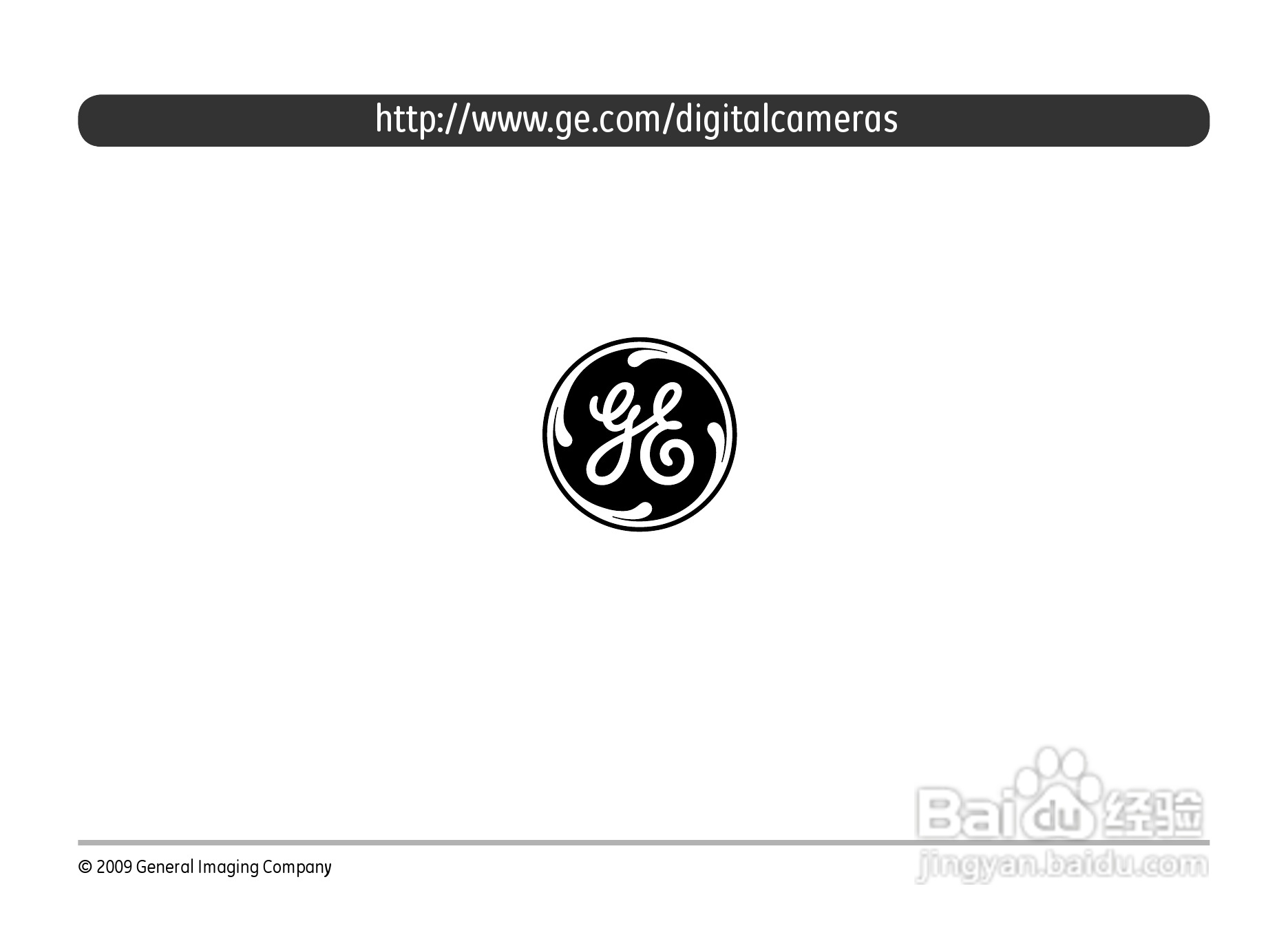 GE通用G3WP数码相机说明书:[9]