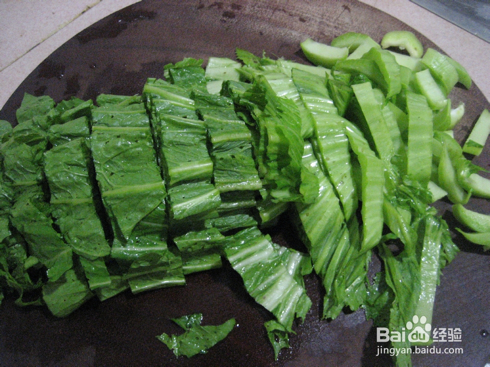 炒芥菜的做法
