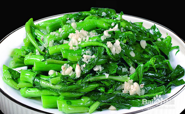 家庭自制炒小青菜