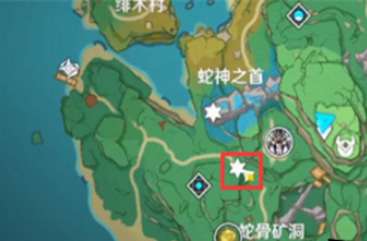 原神蛇骨矿洞鲸井小弟手鞠位置在哪里