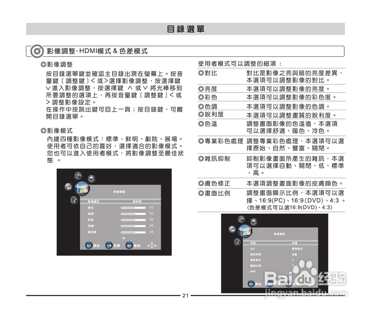 声宝LM-42IW850型液晶显示器说明书:[3]