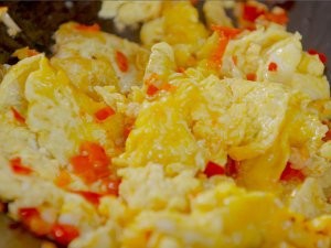 剁椒炒鸡蛋的制作方法