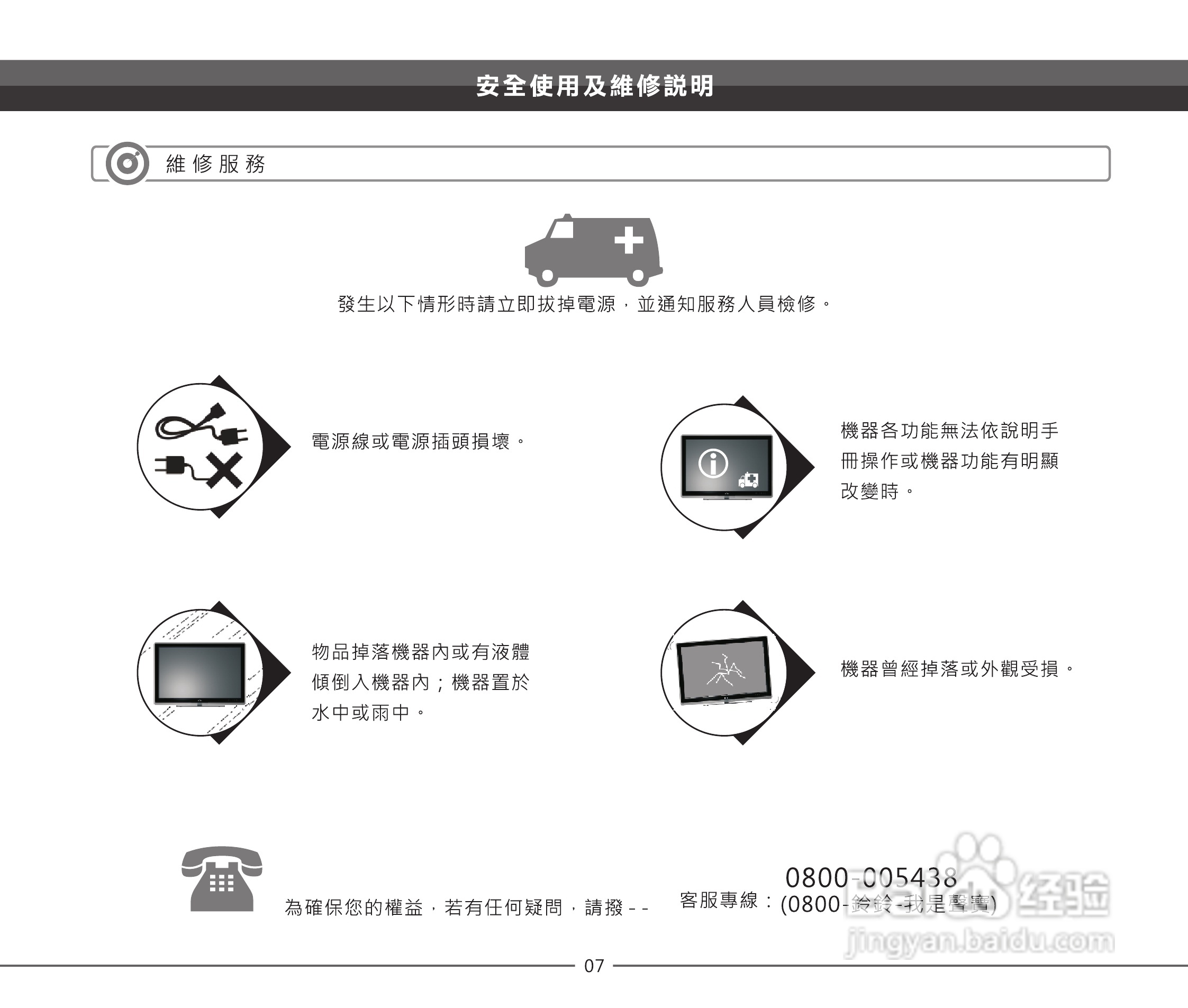 声宝LEM-32Z826型多媒体液晶显示器说明书:[1]