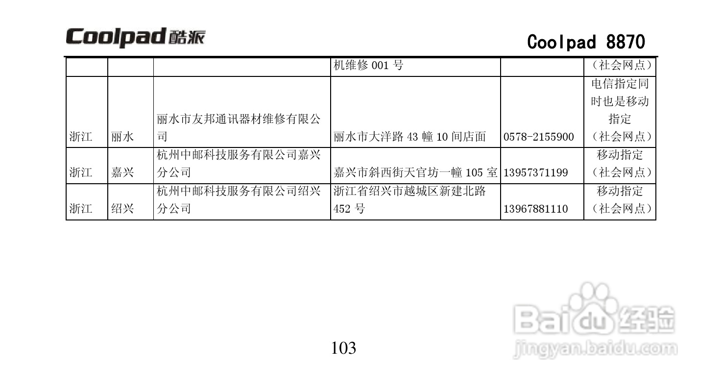 酷派Coolpad 8870手机说明书:[12]