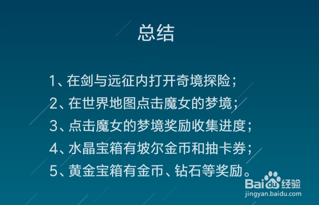 剑与远征魔女的梦境奖励有哪些