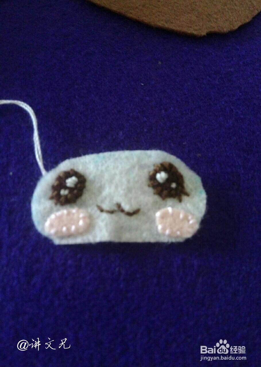 不织布-西瓜娃娃钥匙包