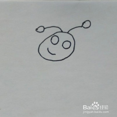 幼儿简笔画：如何一步一步画蚂蚁（方法、步骤）