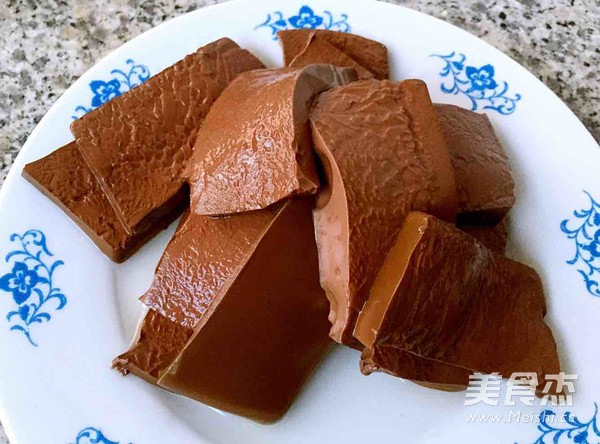 鸭血韭菜的做法
