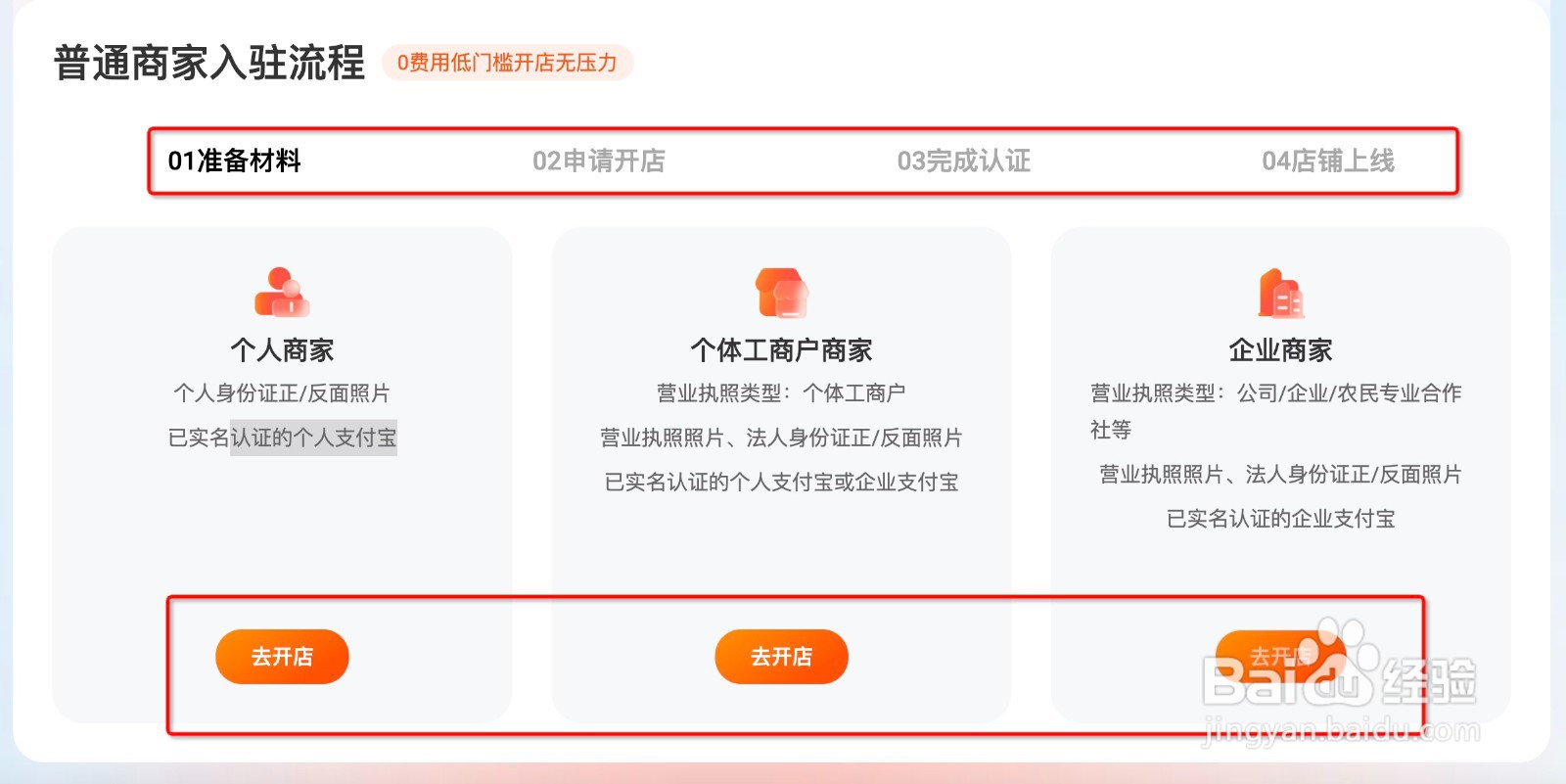 淘宝注册店铺怎么注册