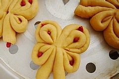 南瓜枸杞蝴蝶卷