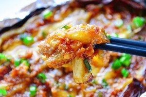 养生食补蒜蓉茄子的做法