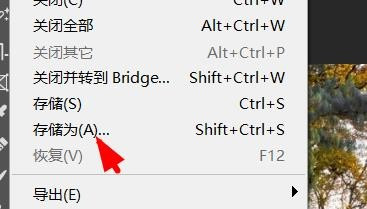 ps图片保存怎么设置为psb格式