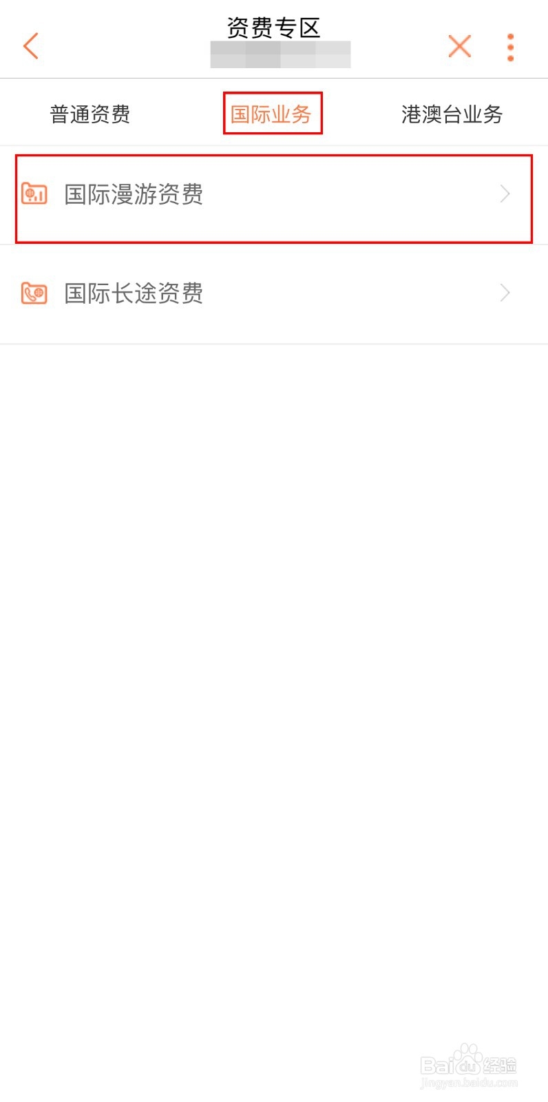 境外漫游资费查询方式