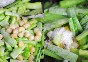 蛇瓜烩干贝的做法