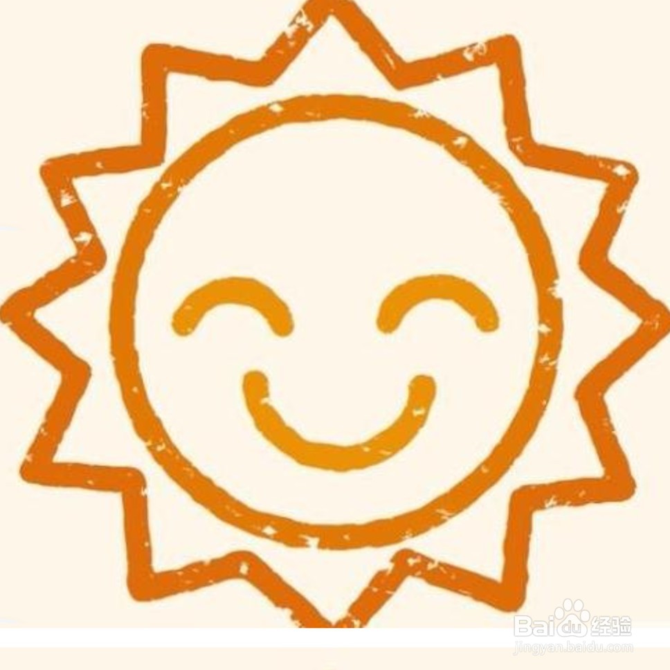 简笔画如何画太阳