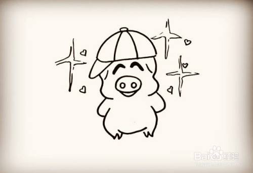 麦兜的简笔画教程