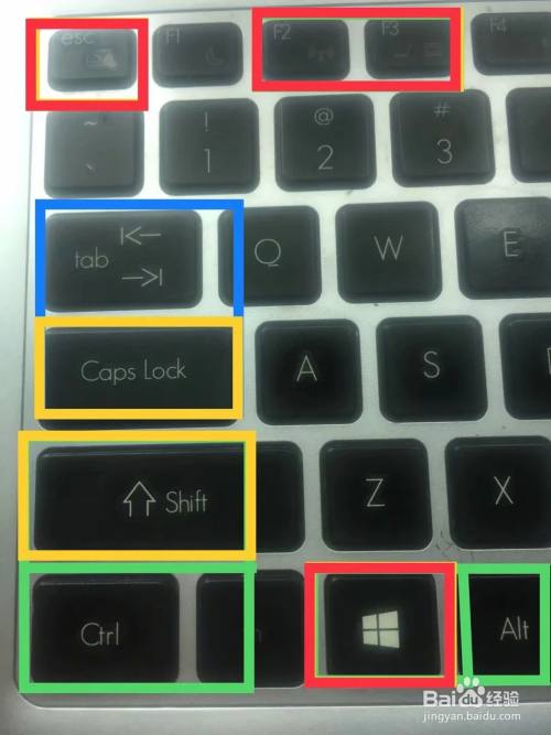 电脑键盘按键功能图解