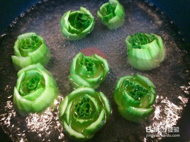 青菜香菇的做法