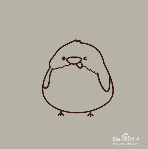 如何画小鸟简笔画？