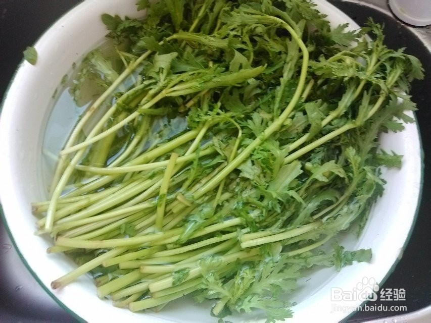 白灼茼蒿怎么做