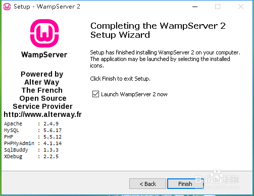 如何安装php开发环境，安装wampserver