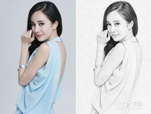 如何将图片做成素描效果