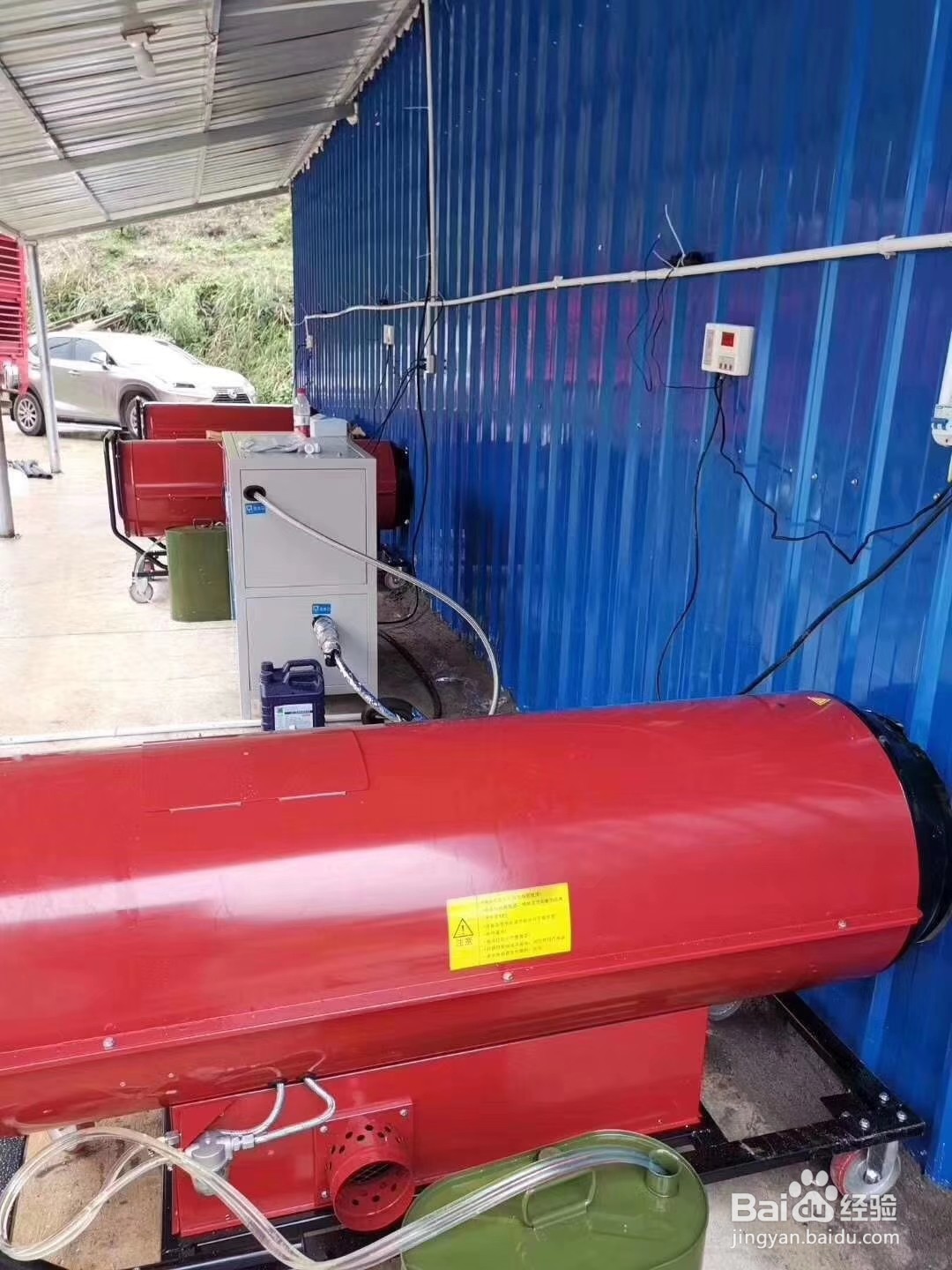 非洲猪瘟猪场车辆高温杀菌的烘干房应用加热器