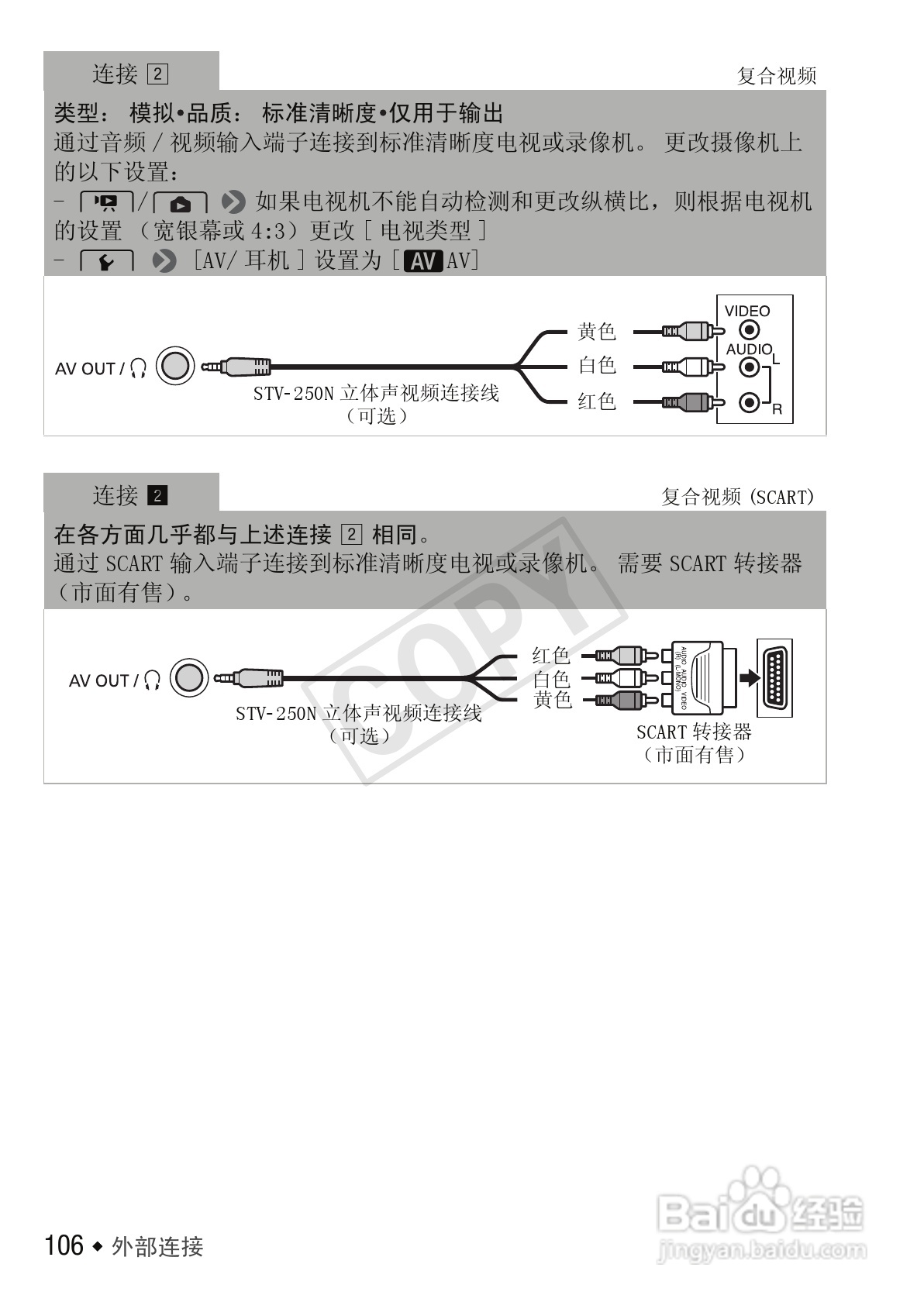 佳能LEGRIA HF R306数码摄像机使用说明书:[11]