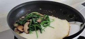 菠菜香菇蛋卷