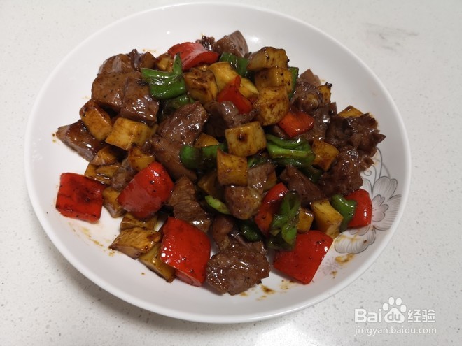 黑胡椒牛肉粒