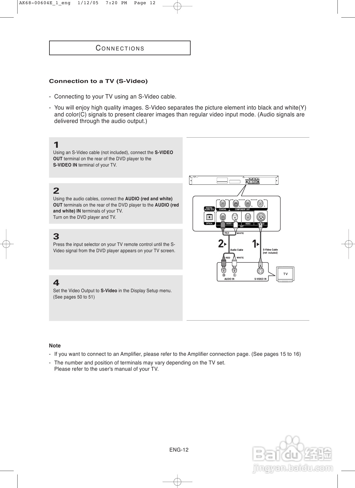 三星DVD-P250K DVD播放机使用说明书:[4]
