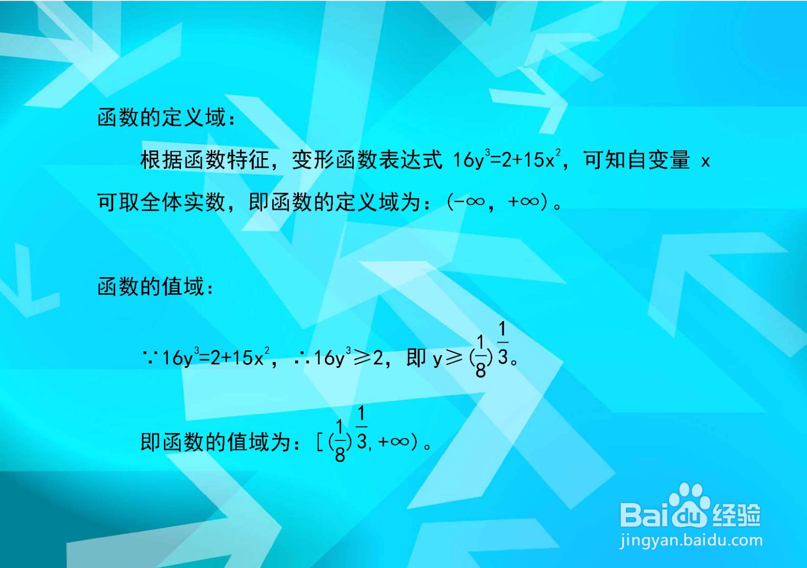 隐函数16y^3-15x^2=2的主要性质及其图像