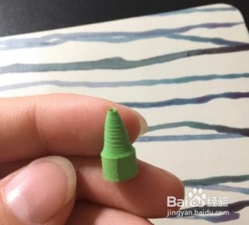 圣诞树耳钩折纸图解教程
