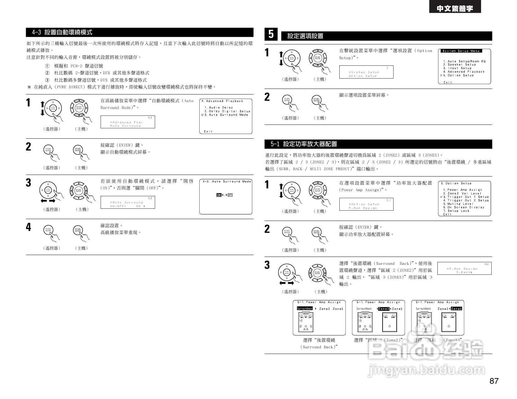 DENON AVR-3805收音环绕扩音机操作说明书:[5]