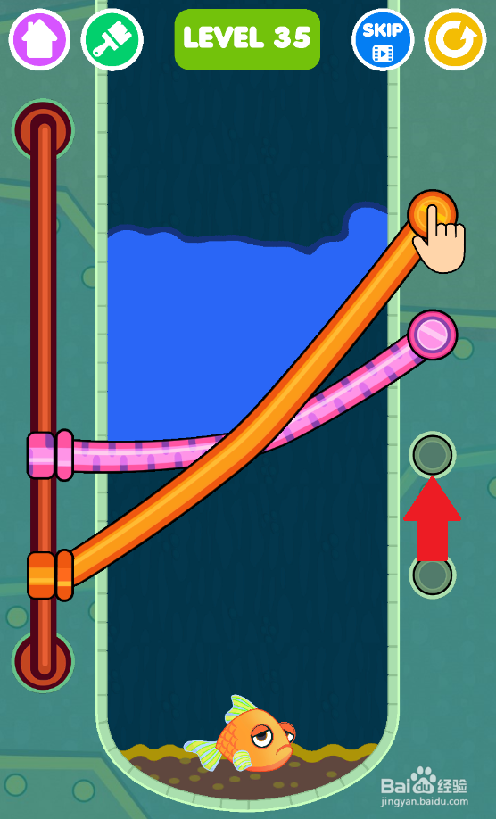 Save The Fish的LEVEL 35如何通关