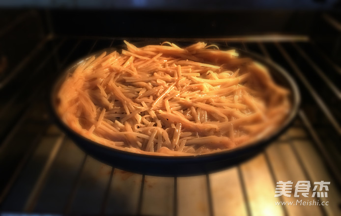 土豆丝培根披萨