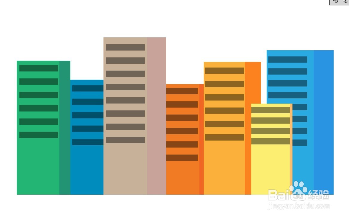 Illustrator如何绘制扁平建筑物