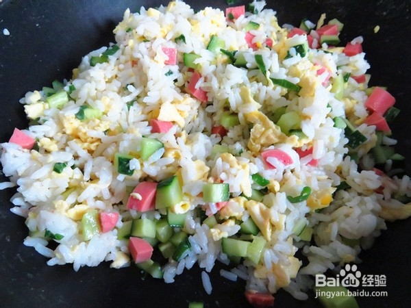 鸡蛋炒饭的做法