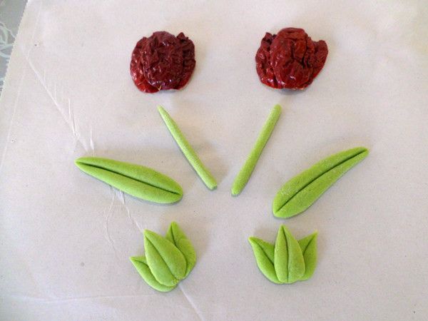 郁金香花面发糕