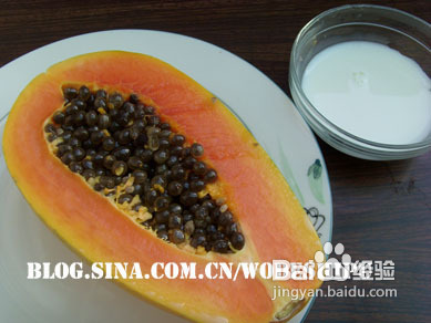 冬日里的阳光饮品——牛奶木瓜露