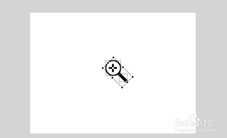 Animate/FLASH如何绘制一个放大镜图标